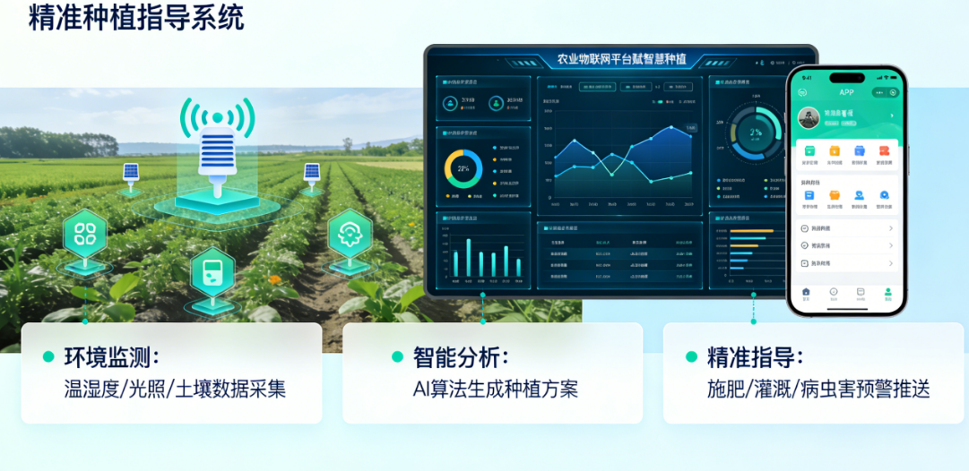 现代农业必备：农业物联网平台赋能智慧种植，实现精准种植指导
