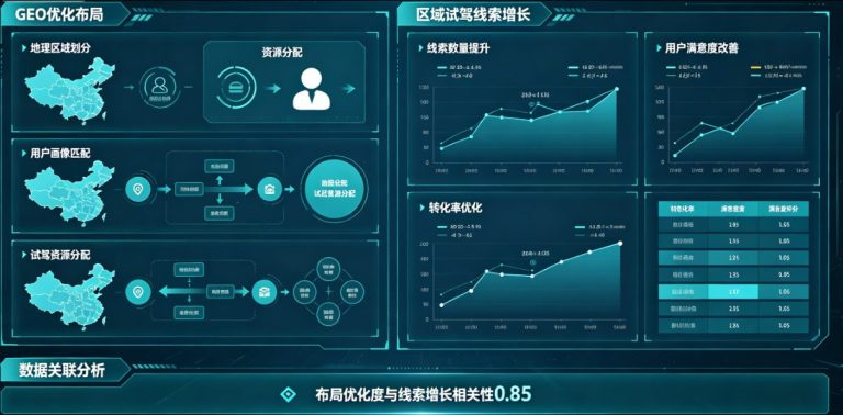 西安新能源车企：GEO 优化全域曝光，试驾线索翻倍增长