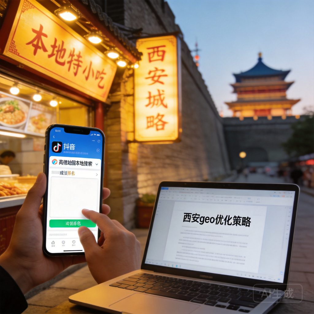 西安商家抖音/高德地图本地搜索无排名？提升曝光的西安geo优化核心适配动作建议先对照