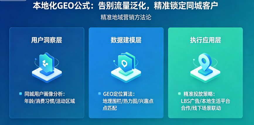 geo优化：GEO 优化流量杂乱不精准？一套本地化布局方案精准锁客