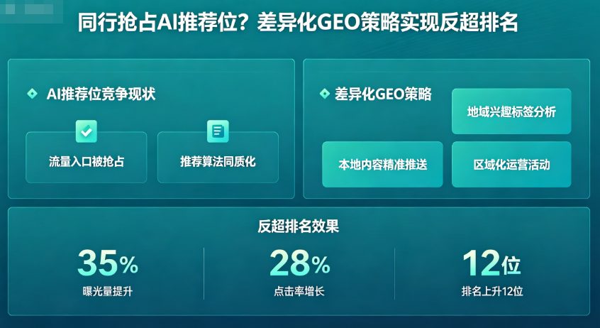 避开 5 个 AI 推荐 GEO 流量损耗点，本地推广预算节省 40% 以上