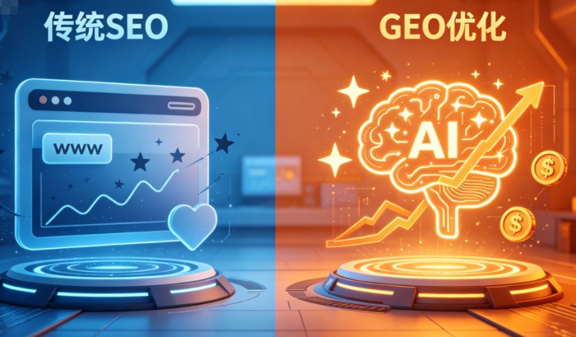 GEO优化（大模型SEO）vs传统SEO，企业该如何选对线上推广方式