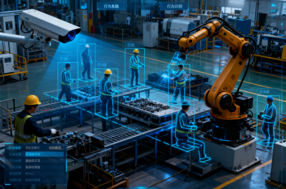 在工业园区，AI行为识别系统的作用都有哪些？