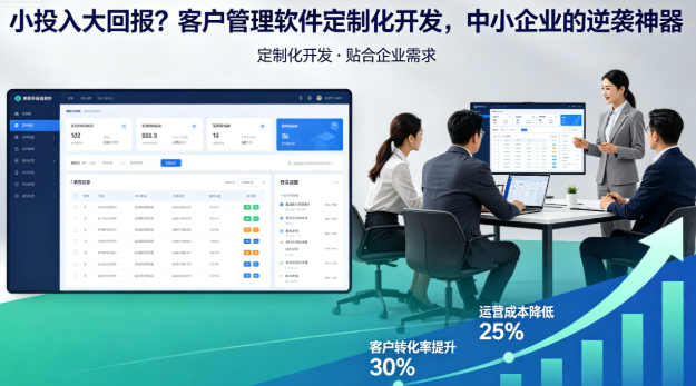 小投入大回报？客户管理软件定制化开发，中小企业的逆袭神器