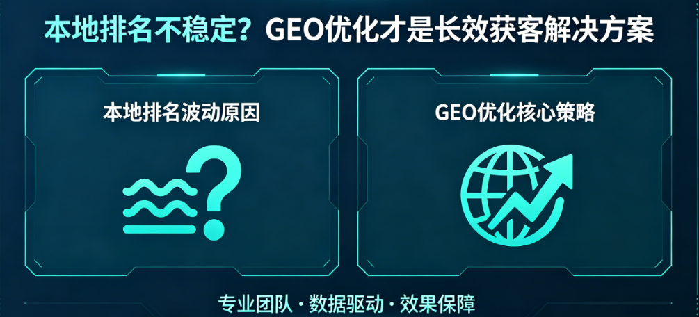 本地排名不稳定？GEO优化才是长效获客解决方案
